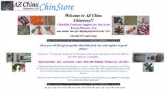 Desktop Screenshot of chinstore.azchins.com