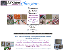 Tablet Screenshot of chinstore.azchins.com